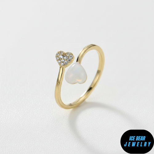 Double Heart of Love Ring