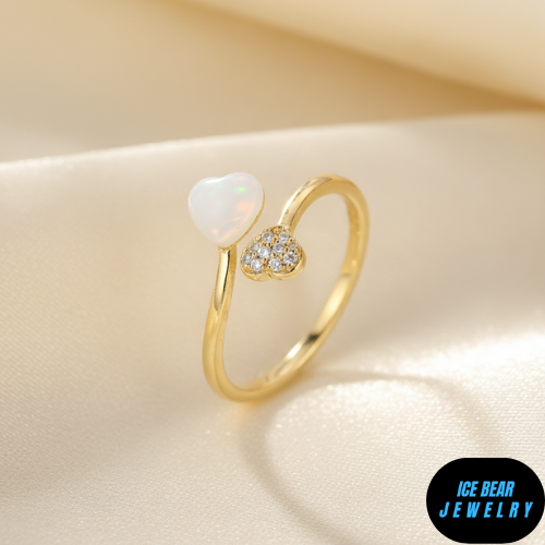 Double Heart of Love Ring