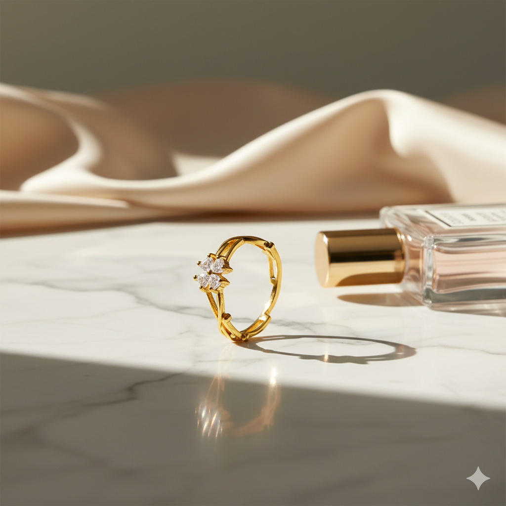 Golden Bloom Ring