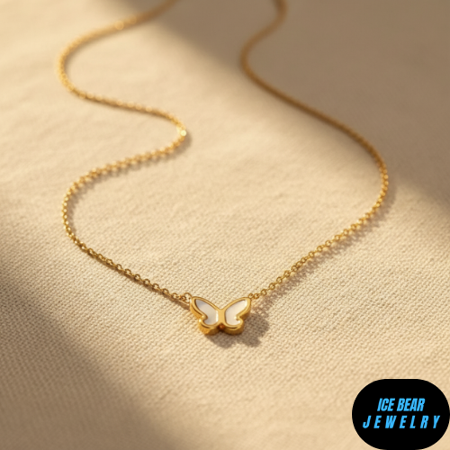 Golden Butterfly Necklace