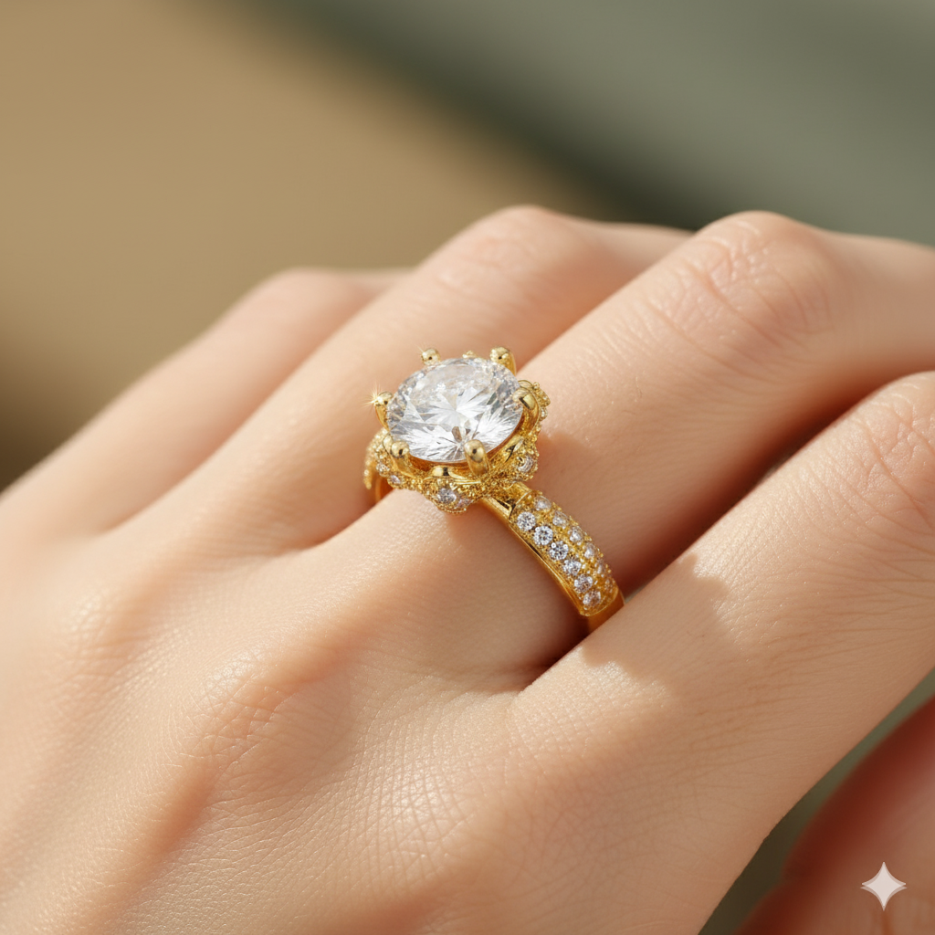 Golden Radiance Ring