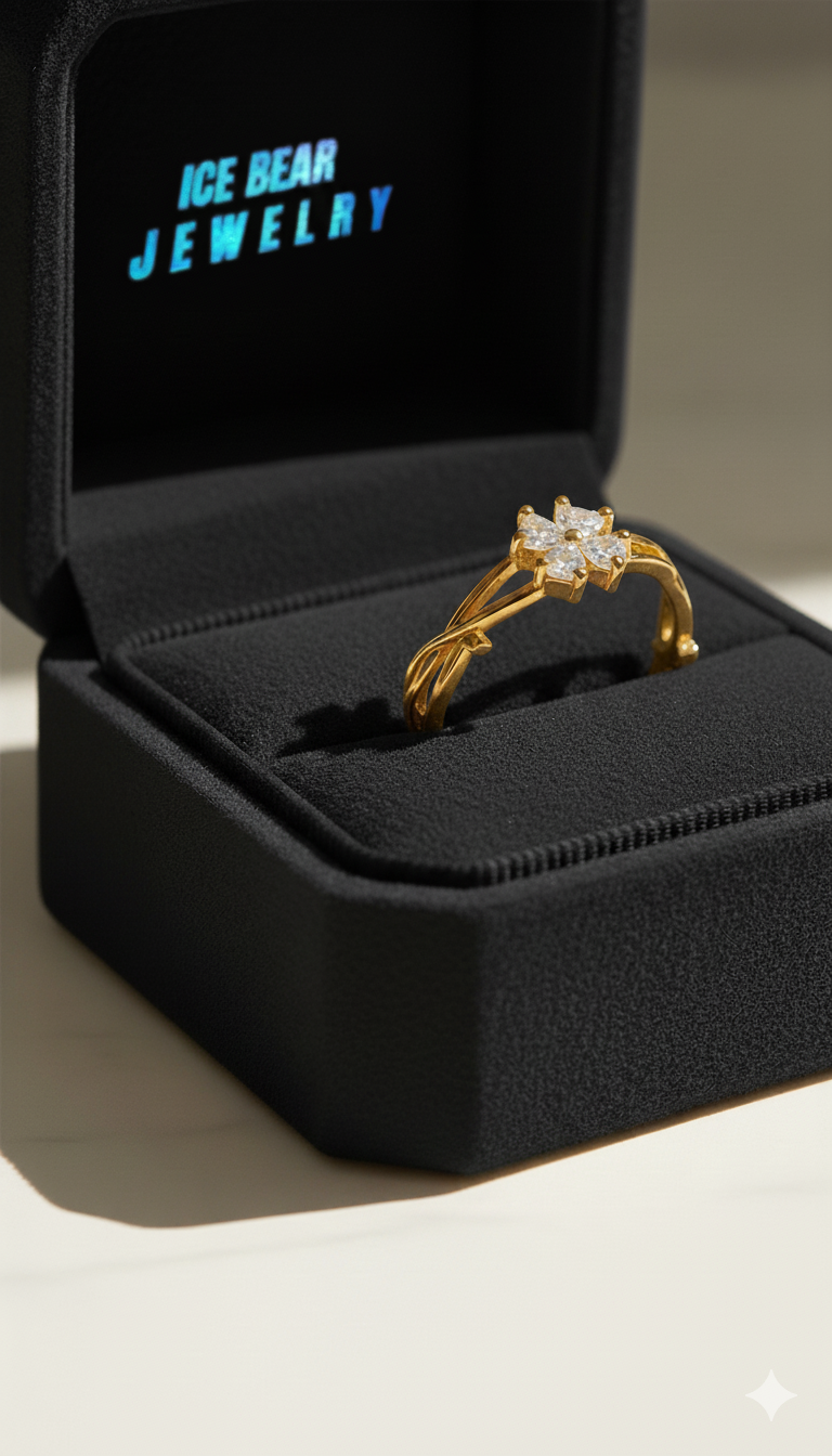 Golden Bloom Ring